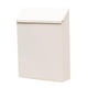 thumbnail image 4 of Buzón de correo con cerradura, buzón de pared, resistente a la lluvia, porta periódicos blanco, 4 of 9
