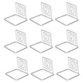thumbnail image 3 of 10Pcs Porte-Cartes de Visite Mini Mignon Message de Bureau en Métal Support pour Numéro de Table Photo Mémo Billetsilver, 3 of 8