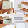 thumbnail image 5 of 6 Pieces White Plastic Blind Mounting Bracket Window Blinds Headrail Bracket, 5 of 12