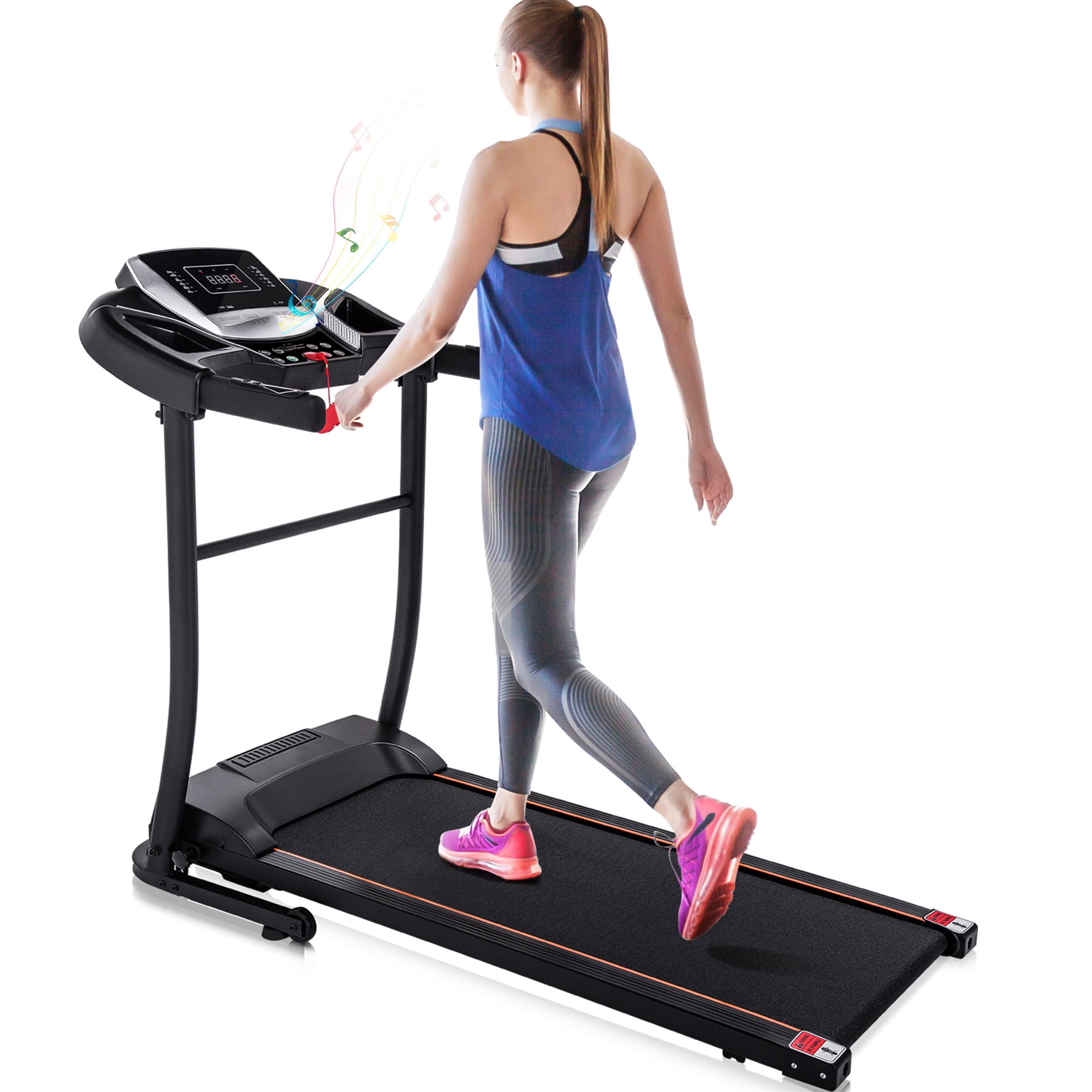 URHOMEPRO Smart Digital Electric Treadmill, Motorized Fitness Running