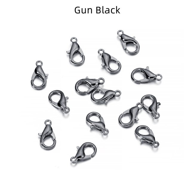 50 unids/lote de accesorios de joyería, cierre de langosta de aleación, ganchos para hacer joyas, collar, pulsera, cadena, suministros de bricolaje, accesorios Tan Jianjun unisex