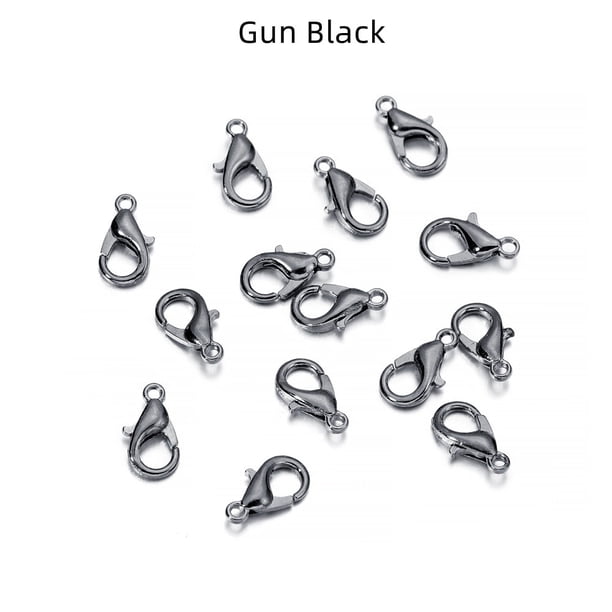 50 unids/lote de accesorios de joyería, cierre de langosta de aleación, ganchos para hacer joyas, collar, pulsera, cadena, suministros de bricolaje, accesorios Tan Jianjun unisex