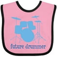 thumbnail image 3 of Inktastic Future Drummer Music Boys Baby Bib, 3 of 4