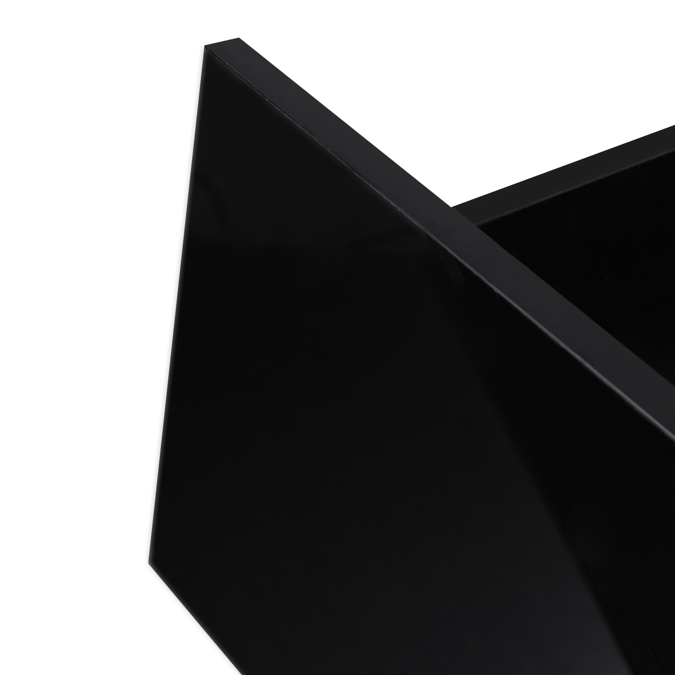 Noble House 51" Entertainment TV Stand, 20 Colors LED Light with Remote and Drawers, Tempered Glass Shelves, Black