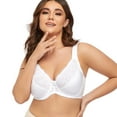 Women's Underwire Lace Unlined Everyday Bra Minimizer Full Coverage