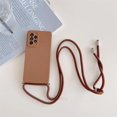 thumbnail image 3 of Funda con cordón cruzado para Samsung Galaxy, cubierta trasera de silicona con cordón, A 34, 24, 54, 14, A54, A34, A24, A14, M54, M13, 4G, 5G, 2023, 3 of 5
