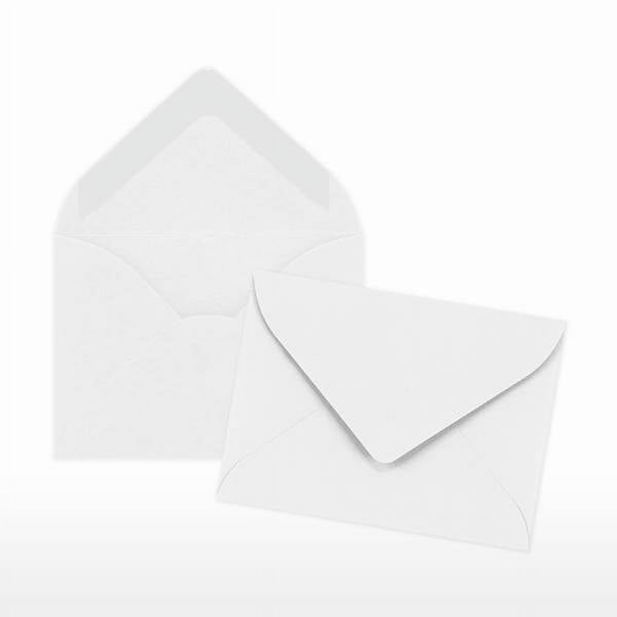 LUXPaper #17 Mini Gift Card Envelopes, 2 11/16 x 3 11/16, Bright White, 250/Pack
