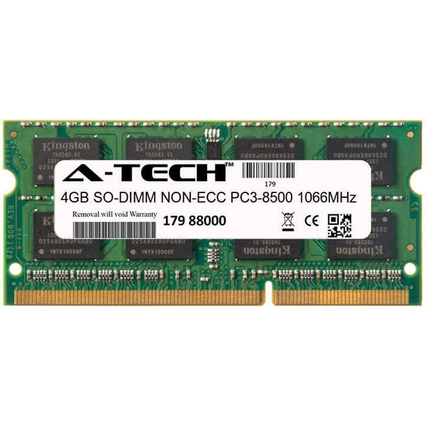 4gb Module Pc3 8500 1066mhz Non Ecc Ddr3 So Dimm Laptop 4 Pin Memory Ram Walmart Com Walmart Com