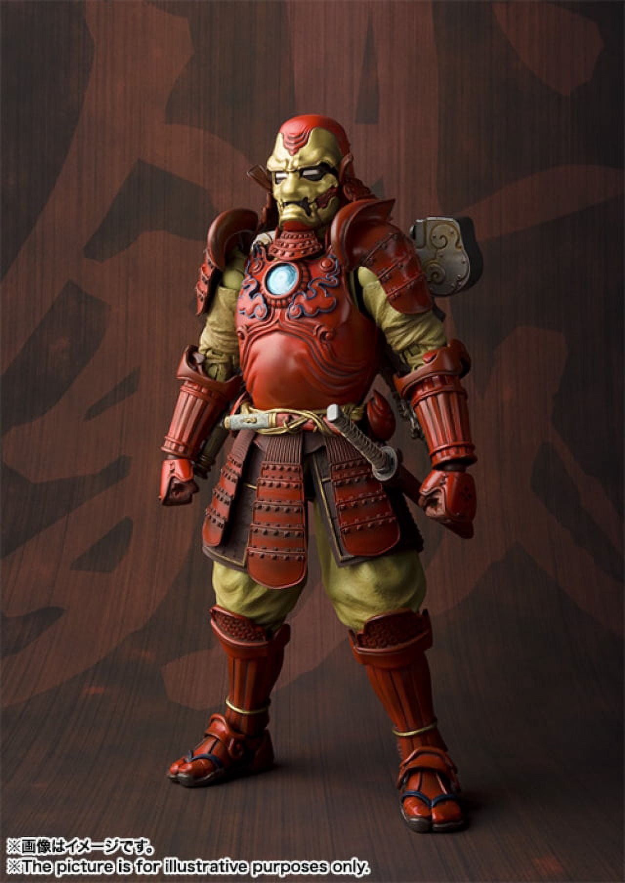 Marvel Meisho Manga Realization Samurai Iron Man Action Figure (Mark 3)