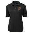 thumbnail image 2 of Women's-Cutter & Buck  Black Real Salt Lake Virtue Eco Pique Recycled Polo, 2 of 3
