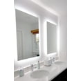 thumbnail image 4 of Side-Lighted LED Bathroom Vanity Mirror: 40" Wide x 44" Tall - Rectangular - Wall-Mounted, 4 of 7