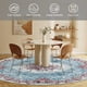 thumbnail image 4 of Alfombra Redonda Easy-Going Floral Antideslizante Lavable de 152 cm, 4 of 8