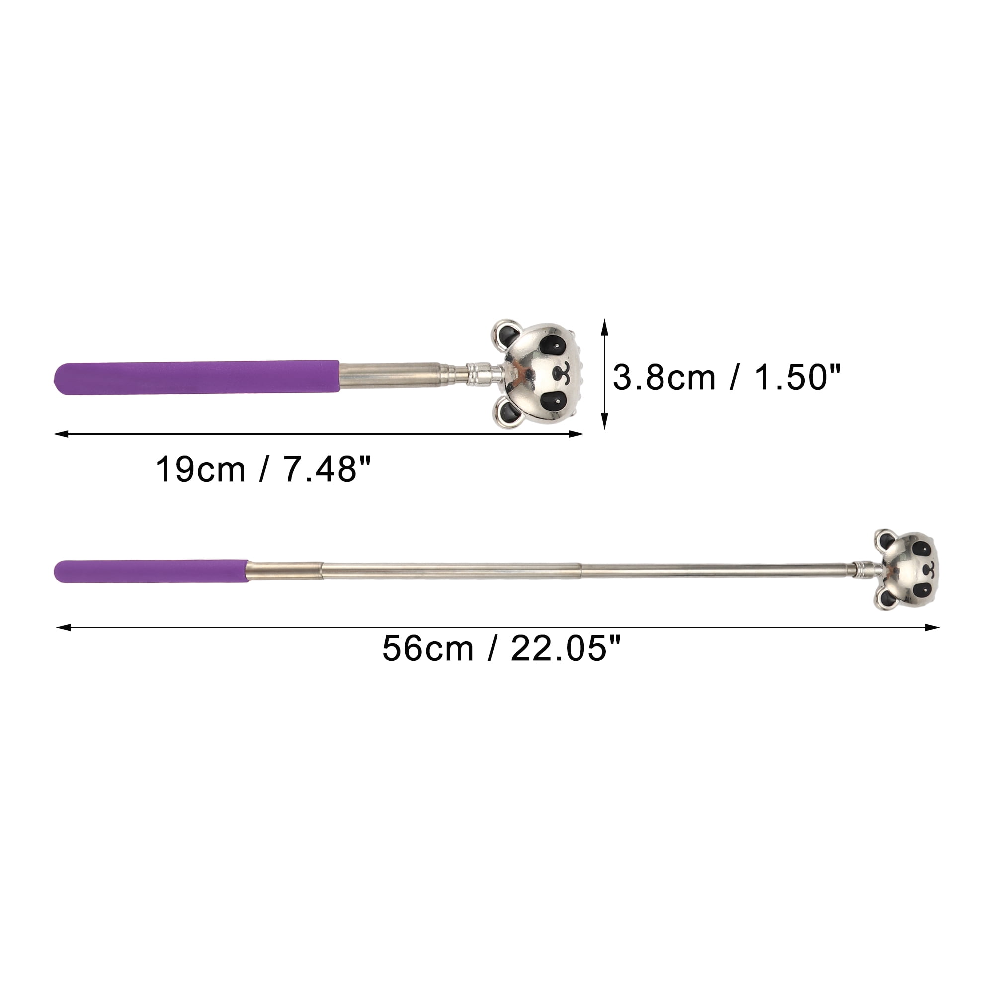 Unique Bargains 1 Pc Durable Back Scratcher for Bathroom Purple
