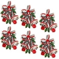 thumbnail image 2 of CIMAXIC christmas 6pcs Christmas Napkin Rings Bell Napkin Rings Xmas Dining Table Setting Decoration,2.36"X1.77"X1.77", 2 of 4