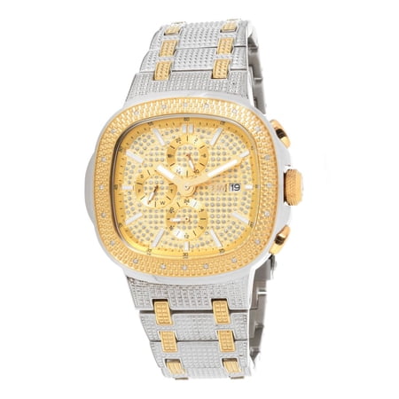 JBW Heist Multifunction Men's 18k Gold PVD & Quartz Watch J6380B