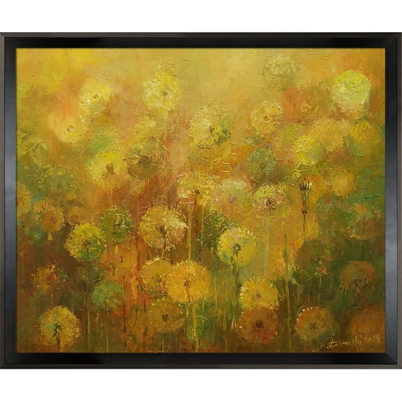 La Pastiche Krzysztof Lozowski 'Dandelions' Framed Fine Art Print
