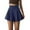 Blue, variant on Youmylove Plus Size Women Shorts Casual Elastic High Waisted Wide Leg Flowy Shorts Pleated Dressy Summer Shorts Dressy Casual Shorts