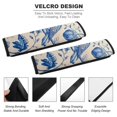 thumbnail image 2 of WYYP Floral Pattern Blue Bird Universal Seat Belt Cushions for Car Seat Belt Cover Pad Ideal for Car Interior Accessories 2Pcs, 2 of 6