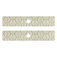 thumbnail image 7 of Yayeee Faucet Mat for Kitchen Sink 30" Diatomite Long Splash Guard Pad, Sage Green Stripe Pattern, 2 Pack, 7 of 7