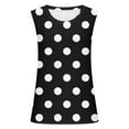 thumbnail image 4 of Summer Saving Wycnly Tank Top for Women Leopard Print Round Neck Sleeveless T Shirts Plus Size Casual Summer Racerback Vest Blouse Black XL Up to 65% off, 4 of 5