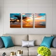 thumbnail image 5 of Print Artwork Blue Ocean Sea Wall Art - Art - Canvas Prints Picture Seaview Bottom View Beneath Surface Pictures Painting On Canvas Modern Seascape Home Office Decor, 5 of 6
