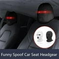 Dolpphoneven For Special Funny Seat Cover Creative 3 Hole Car Seat