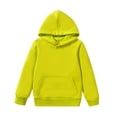 thumbnail image 3 of LYHaoo Boys Hooded Sweatshirts Long Sleeve Oversized Pullover Hoodies Kids School Uniform,5-6 Years, 3 of 4