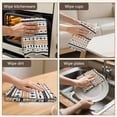 thumbnail image 6 of 2 Pcs Funny Kitchen Towels,Orange and Black Christmas Pattern Microfiber Dish Towels,Kitchen Tea Towels,Kitchen Towel Set (18" X 26"), 6 of 7