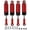Red, variant on NFTIGB 4pcs Metal Adjustable Shock Absorbers for MN 1/16 RC Crawler Car Upgrade Parts Blue (3.54 in / 9 cm)