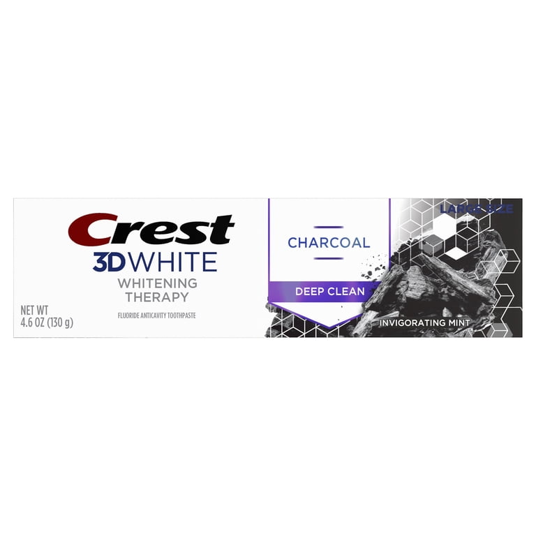 3 pack) 3D White Whitening Therapy Charcoal Deep Clean