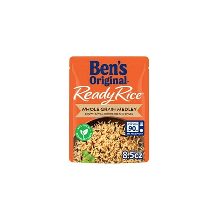 Ben S Original™ Ready Rice™ Whole Grain Medley  Brown & Wild  8.5 Oz. Pouch (Pack of 4)