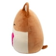 thumbnail image 4 of Squishmallows Official 5 Inches Regina the Brown Corgi with Fuzzy Heart - Child's Ultra Soft Plush Toy, 4 of 6