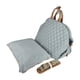 thumbnail image 4 of Bolsa de viaje para transportar mascotas, antideslizante, cómoda, para gatos y conejos. Gris azul, 4 of 9