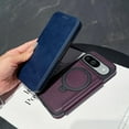 thumbnail image 4 of ELEHOLD For Google Pixel 10 /10 Pro Flip Protective Case Cover with Kickstand Magnetic Closure Shock-Absorbent PU Leather Wallet Card Slot Cover,Coffee, 4 of 8