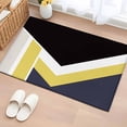 thumbnail image 3 of Black Yellow Lines Front Door Rugs 2x3 ft Geometric Abstract Black Yellow Blue Texture Small Rug for Entryway Non Slip Washable Bathroom Door Mat Absorbent Floor Mat for Indoor Entrance, 3 of 9