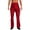 Burgundy, variant on Hansber Men High Waist Fringe Flared Pants Ballroom Dance Pants Modern Dance Pants Disco Trousers Burgundy M