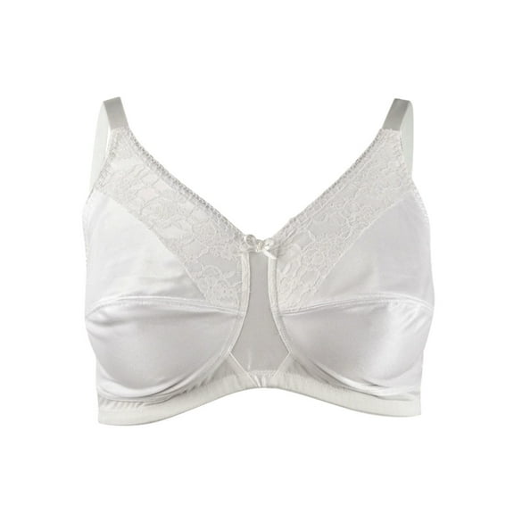 Amoena Women's Nancy Wire-Free Pocketed Mastectomy Bra, White, 42B