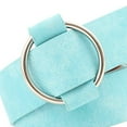 thumbnail image 4 of Female Solid Color Imitation Leather Metal Round Buckle Belt Girls Jeans Modeling Decoration Belt, 4 of 8