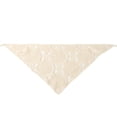 thumbnail image 6 of Helii Hollow Crochet Triangle Head Scarf for Women – Handmade French Retro Boho Head Kerchief, Adjustable Tie Back Breathable Knit Hair Scarf for Spring Summer Beach Travel Beige,One Size, 6 of 6