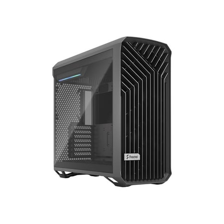 Fractal Design Torrent - Tower - extended ATX (tempered glass) - no power supply (ATX) - gray - USB/Audio