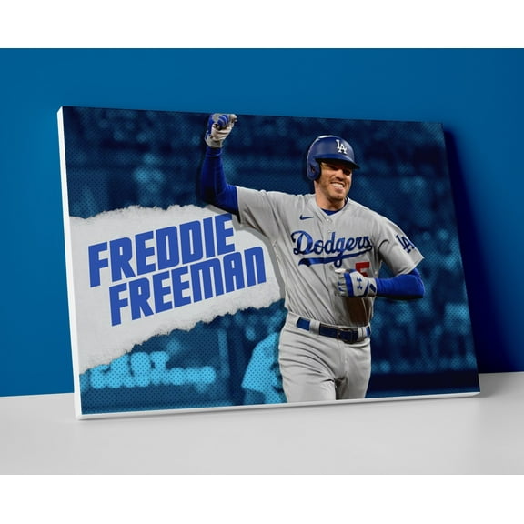 Freddie Freeman Dodgers Poster or Wrapped Canvas