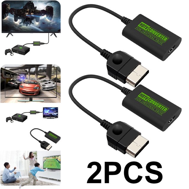 Monitor TV Convertidor Compatible Con Adaptador Reproductor Juegos Audio Y Video Digital para