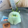 thumbnail image 1 of Cute Imitation otter Rabbit Hair Ice Cream Clumsy Pendant Car Key Chain Bag Accessories Gift, 1 of 6