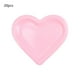 thumbnail image 2 of Platos de papel en forma de corazón 20 ct – Decoración de San Valentín rojo rosa rosa intenso, platos desechables para fiesta de 7 pulgadas, cartón apto para alimentos, vajilla romántica para, 2 of 6
