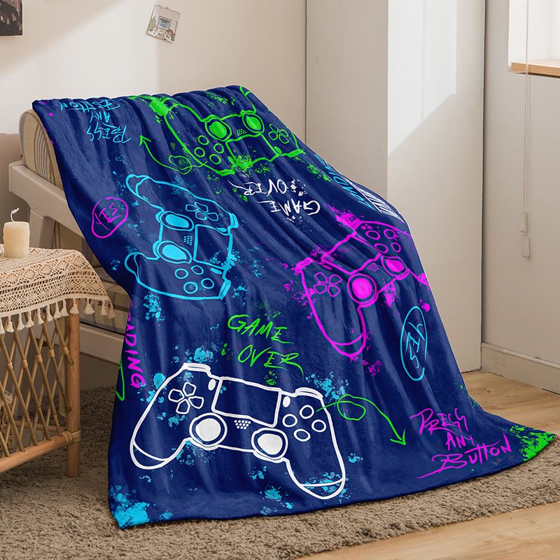 Gamepad Blanket Gaming Video Game Throw Blanket for Boys Game ...