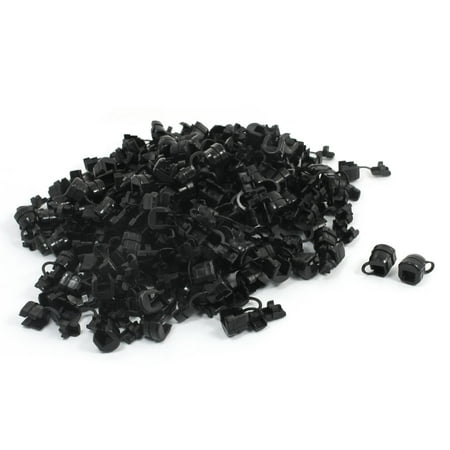 Unique Bargains 200 x Black Electrical Equipment Strain Relief Bushing for 4mm Dia Round Cable