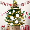 thumbnail image 3 of HEVIRGO 6 Pcs/Set Christmas Tree Decoration Transparent Lightweight Decorative Portable Exquisite Decorate Plastic Shatterproof Christmas Balls for Home Decor, 3 of 10