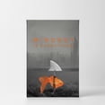thumbnail image 2 of Smile Art Design Mindset is Everything Canvas Print Black and White Orange Goldfish Shark Entrepreneur Inspirational Motivational Quote Wall Art Living Room Office Ready to Hang Made in USA 22x15, 2 of 4