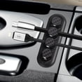 thumbnail image 5 of 1 organizador de cables de datos, gestión de cables de fibra de carbono, organizador de cables multifunción para coche, clip de línea de datos (negro), 5 of 5
