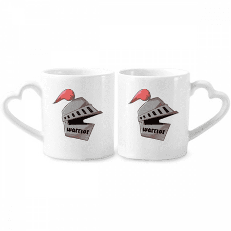 

Animation Chevalier Corselet Couple Porcelain Mug Set Cerac Lover Cup Heart Handle